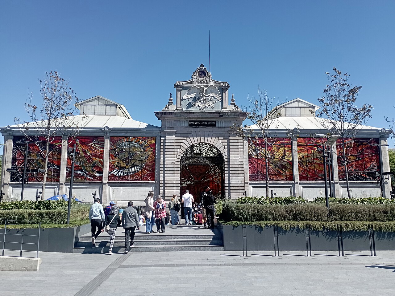 Façade extérieure du Cosmovitral de Toluca au Mexique Façade extérieure du Cosmovitral de Toluca au Mexique