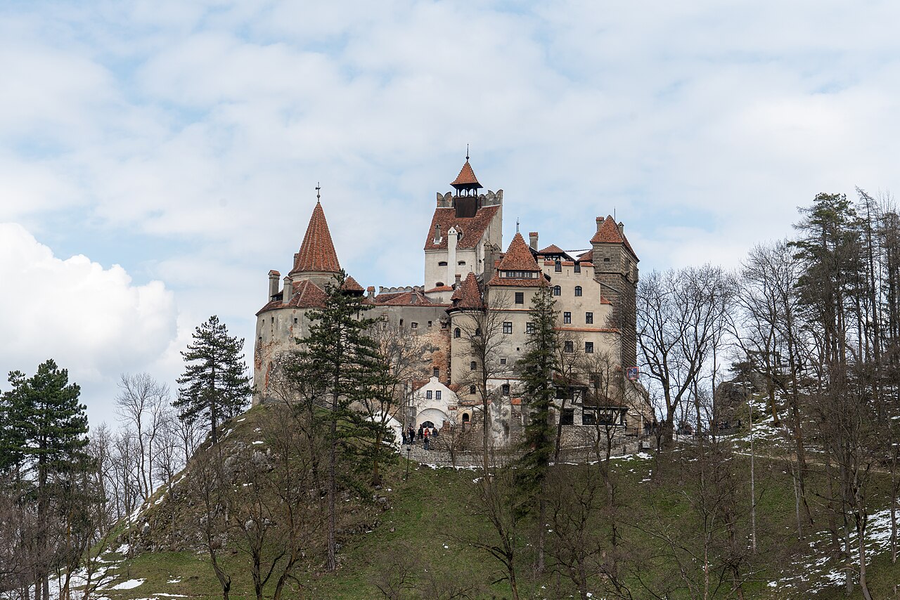 Château de Bran en Transylvanie, surnommé château de Dracula Château de Bran en Transylvanie, surnommé château de Dracula