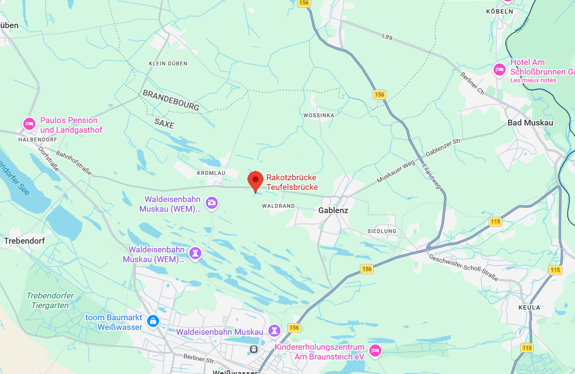 Rakotzbrucke pont du diable pont avec son reflet illusion cercle parfait kromlau Gablenz allemagne maps Rakotzbrucke pont du diable pont avec son reflet illusion cercle parfait kromlau Gablenz allemagne maps