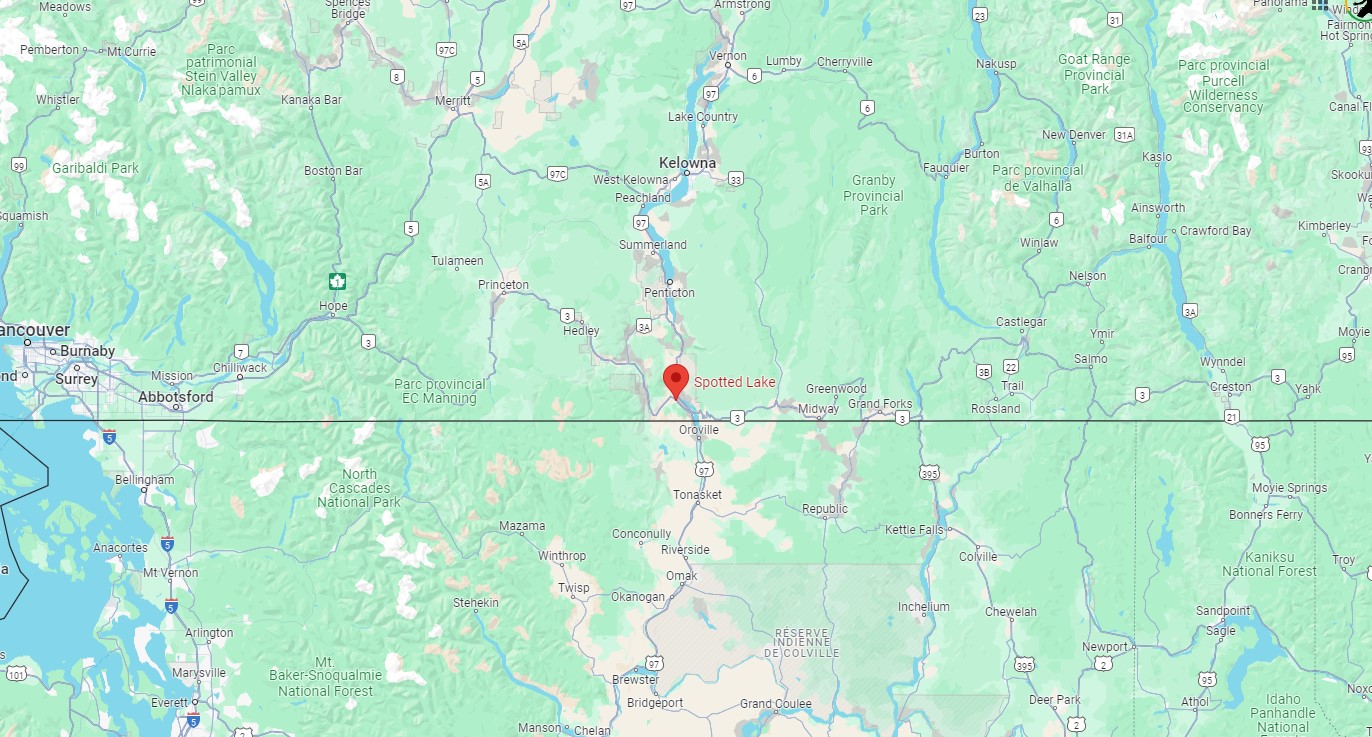 Le lac Osoyoos - le lac tacheté lac Osoyoos lac tachete canada spotted lake canada lac-Osoyoos-lac-tachete-canada-spotted-lake-canada