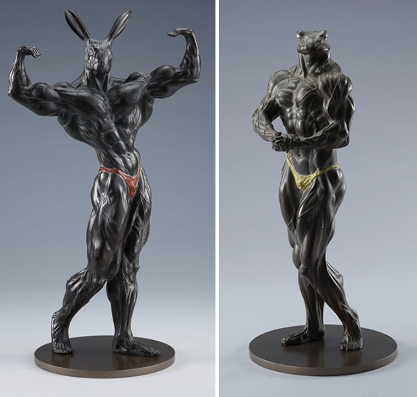 Les sculptures anatomiques bizarres de Masao Kinoshita masao kinoshita sculptures anatomiques bizarres lapin grenouille masao-kinoshita-sculptures-anatomiques-bizarres-lapin-grenouille