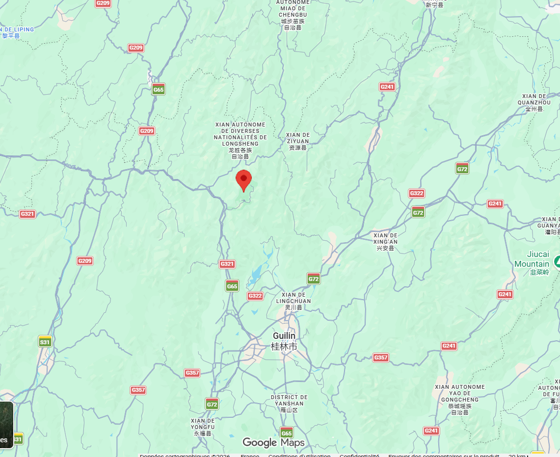 rizieres longji longsheng guangxi chine maps rizieres longji longsheng guangxi chine maps