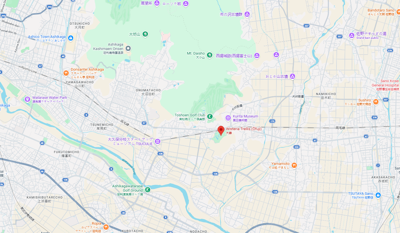 glygine geante ashikaga flower park maps glygine geante ashikaga flower park maps