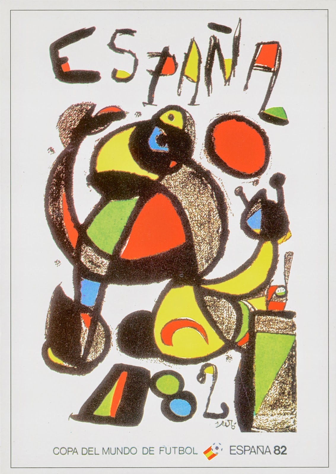Posters de la coupe du monde de foot de 1930 à 1994 posters coupe du monde football fifa espagne 1982 posters de la coupe du monde-football-fifa-espagne-1982