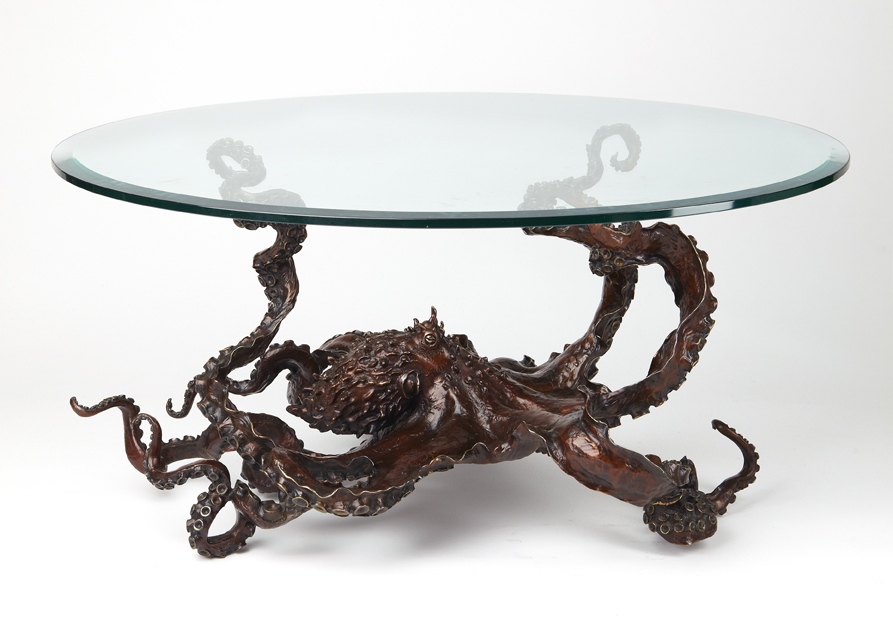 Les tables créatures marines de Kirk McGuire tables creatures marines de kirk mcguire pieuvre tables-creatures-marines-de-kirk-mcguire-pieuvre