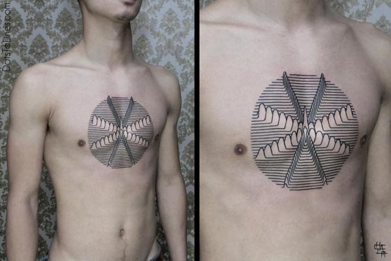 les tatouages géométriques de Chaim Machlev tatouages geometriques de Chaim Machlev 9 tatouages-geometriques-de-Chaim-Machlev-9