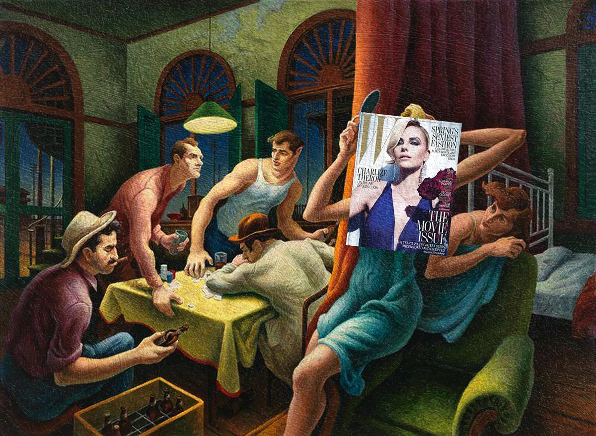 Des couvertures de magazines sur des classiques de la peinture Eisen Bernard Bernardo superposition de couvertures de magazines dans des classiques de la peinture 5 Eisen-Bernard-Bernardo-superposition-de-couvertures-de-magazines-dans-des-classiques-de-la-peinture-5