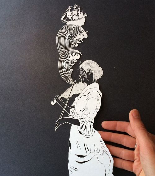 Les sculptures de papier découpé de Maud White les sculptures de papier decoupe de maud white 4 les-sculptures-de-papier-decoupe-de-maud-white-4