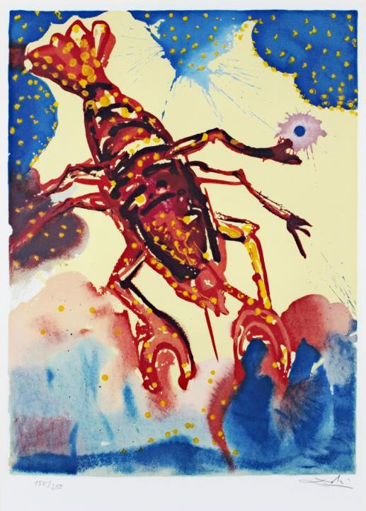 Les signes du zodiaque par Salvador Dali les 12 signes du zodiaque par salvador dali cancer les-12-signes-du-zodiaque-par-salvador-dali-cancer