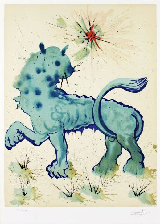 Les signes du zodiaque par Salvador Dali les 12 signes du zodiaque par salvador dali lion les-12-signes-du-zodiaque-par-salvador-dali-lion