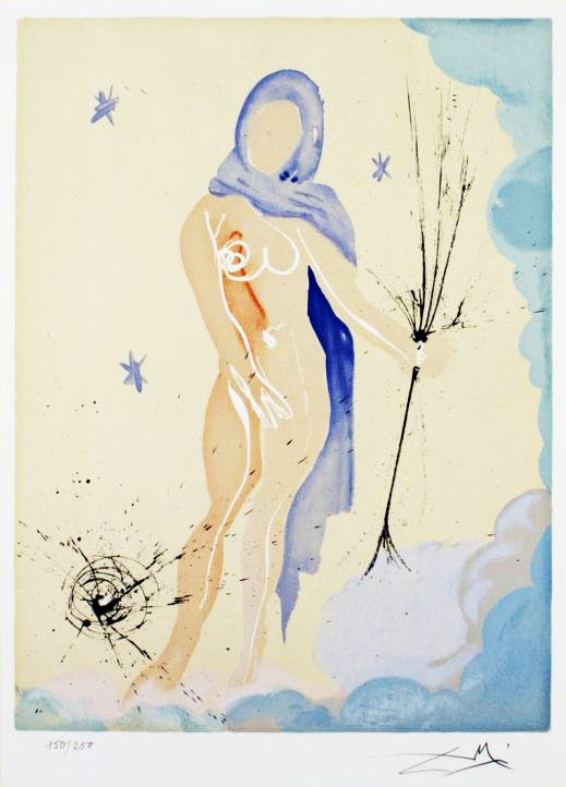 Les signes du zodiaque par Salvador Dali les 12 signes du zodiaque par salvador dali vierge les-12-signes-du-zodiaque-par-salvador-dali-vierge