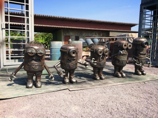 Les sculptures en ferrailles automobile de Ban Hun Lek #recyclage sculptures en ferrailles automobile recyclage metal rouilleban hun lek 1 sculptures-en-ferrailles-automobile-recyclage-metal-rouilleban-hun-lek-1