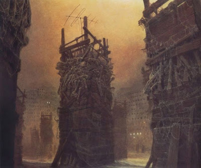 Les tableaux morbides de Zdzisław Beksinski tableaux morbides de Zdzislaw Beksinski 8 tableaux-morbides-de-Zdzislaw-Beksinski-8