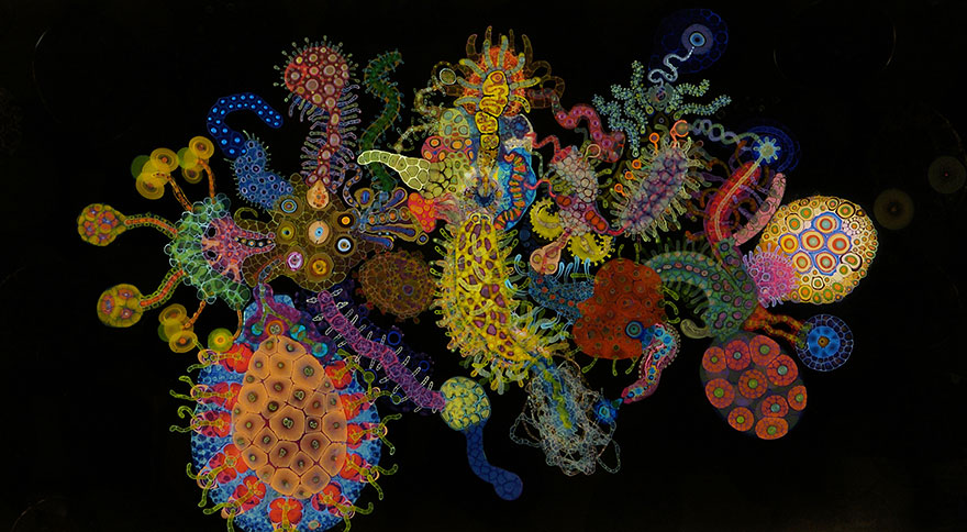 Les créations psychédéliques en peinture et résine de Bruce Riley art psychedelique en peinture et resine par bruce riley 10 art-psychedelique-en-peinture-et-resine-par-bruce-riley-10