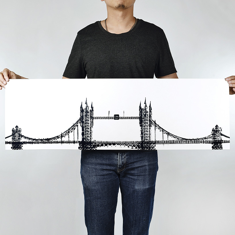 Des dessins avec des pneus de vélos par Thomas Yang des dessins avec des pneus de velos par thomas yang 14 des-dessins-avec-des-pneus-de-velos-par-thomas-yang-14