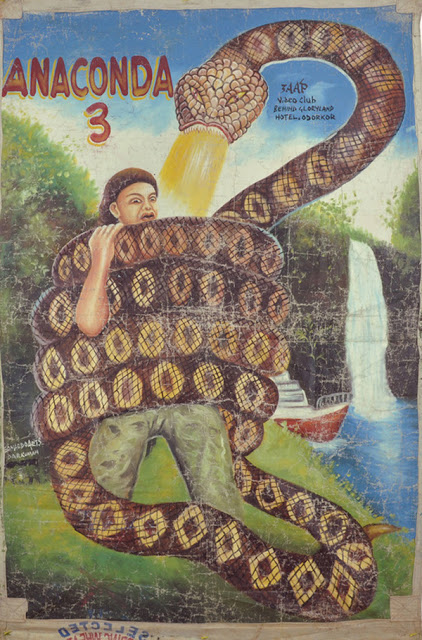Les affiches de films peintes à la main du Ghana affiches de films peintes a la main ghana anaconda 3 affiches-de-films-peintes-a-la-main-ghana-anaconda-3