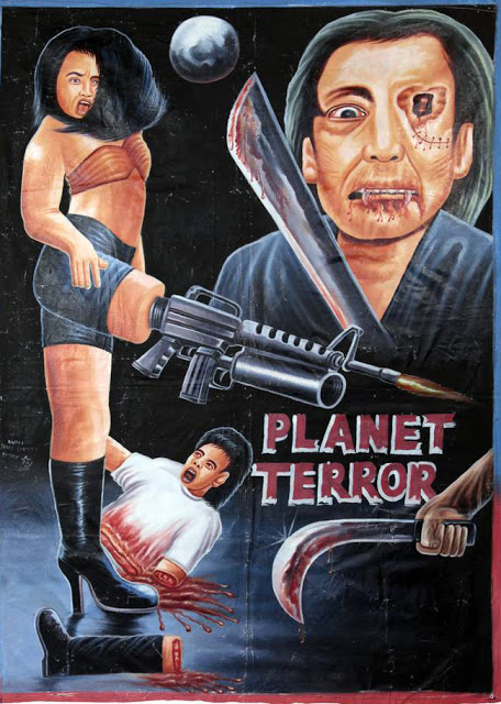 Les affiches de films peintes à la main du Ghana affiches de films peintes a la main ghana planet terror affiches-de-films-peintes-a-la-main-ghana-planet-terror