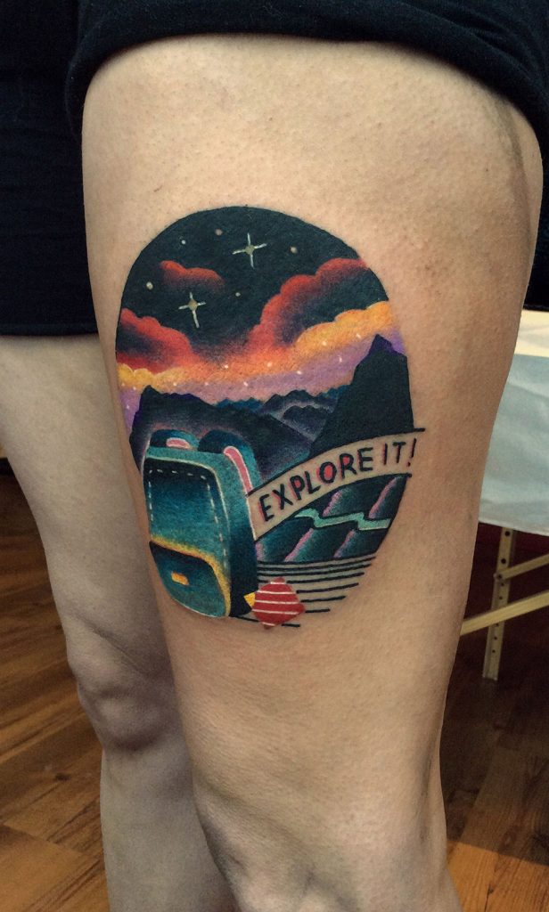 Les tatouages surréalistes de David Côté david cote tatouages surrealistes et colores 10 david-cote-tatouages-surrealistes-et-colores-10