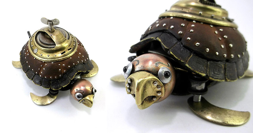 Les sculptures d'animaux steampunk de Igor Verniy sculptures animaux steampunk recyclage Igor Verniy 10 sculptures-animaux-steampunk-recyclage-Igor-Verniy-10