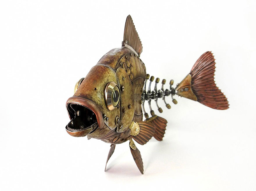 Les sculptures d'animaux steampunk de Igor Verniy sculptures animaux steampunk recyclage Igor Verniy 3 sculptures-animaux-steampunk-recyclage-Igor-Verniy-3