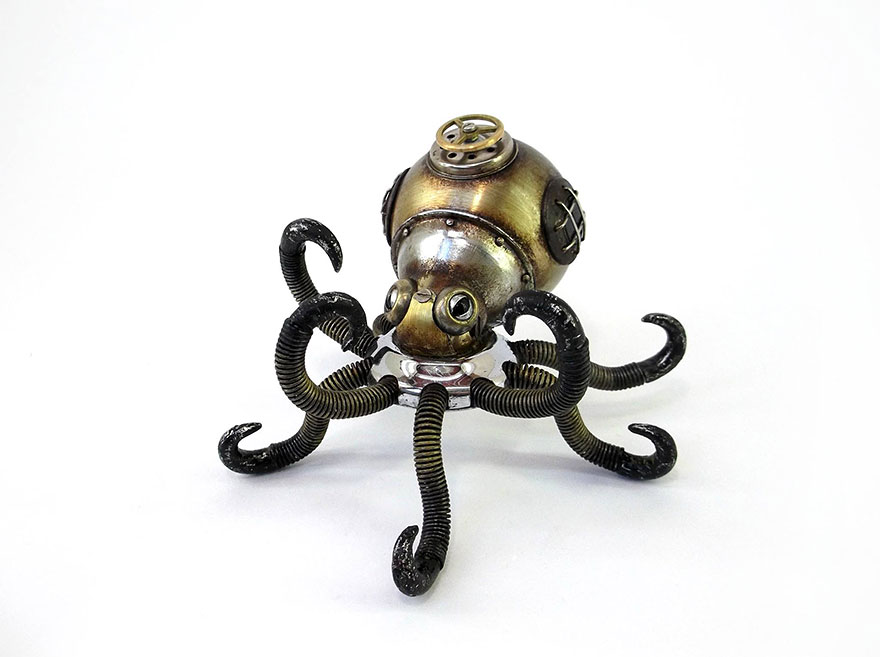 Les sculptures d'animaux steampunk de Igor Verniy sculptures animaux steampunk recyclage Igor Verniy 5 sculptures-animaux-steampunk-recyclage-Igor-Verniy-5