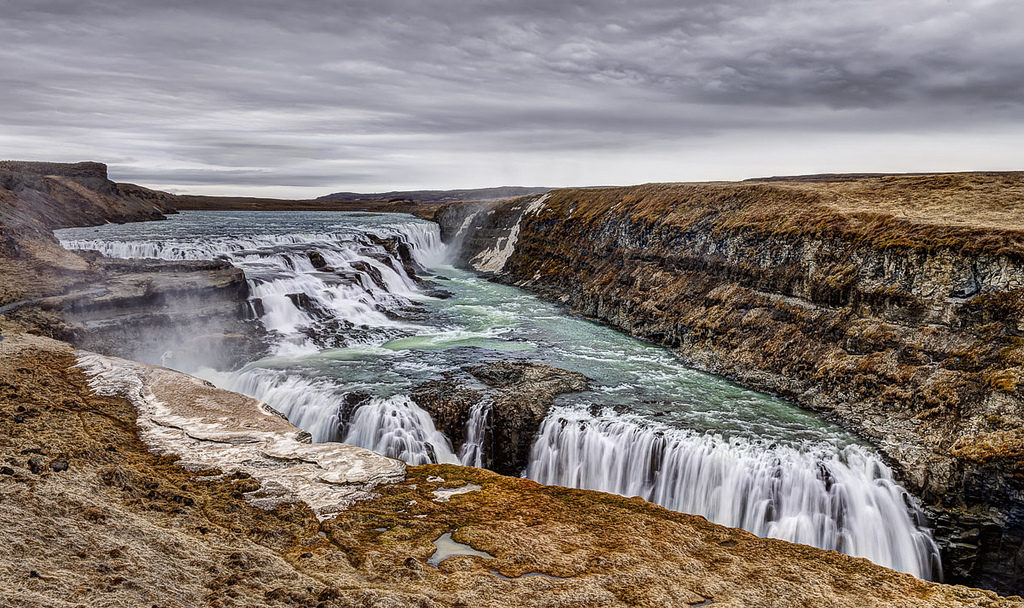 12 magnifiques cascades d'Islande 12 magnifiques cascades d islande Gullfoss 12-magnifiques-cascades-d-islande-Gullfoss