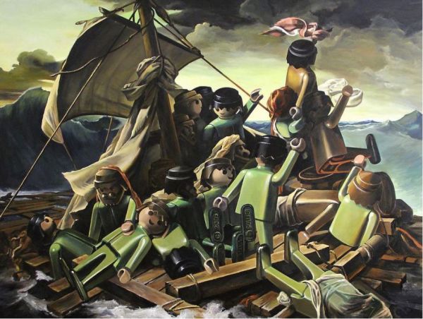 Des classiques de la peinture en Playmobil classiques de la peinture en playmobil par pierre adrien sollier le radeau de la meduse theodore gericault classiques-de-la-peinture-en-playmobil-par-pierre-adrien-sollier-le-radeau-de-la-meduse-theodore-gericault