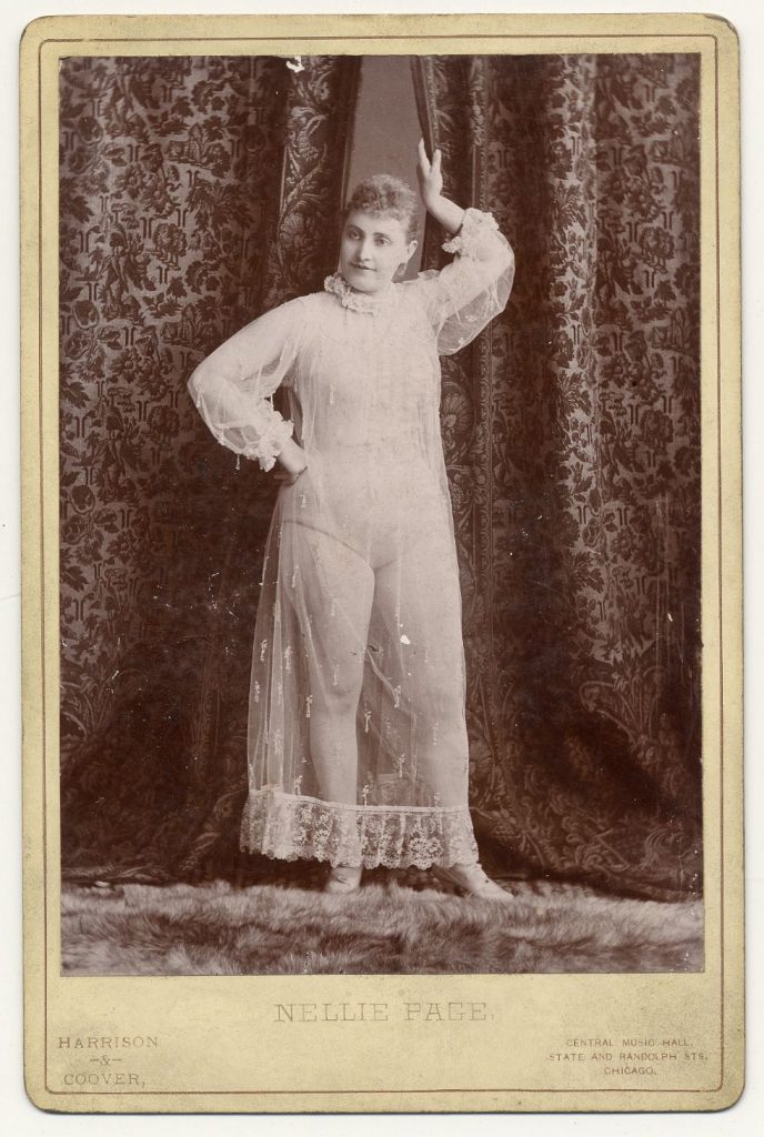 Quelques danseuses burlesques de l'époque victorienne danseuses burlesque epoque victorienne 15 danseuses burlesques de l'époque victorienne: 1890. Nellie Page, posing.