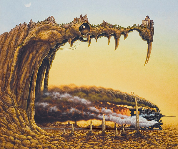 Les peintures surréalistes de mondes de rêve par Jacek Yerka peintures surrealistes de mondes de reve imaginairespar jacek yerka 2 peintures-surrealistes-de-mondes-de-reve-imaginairespar-jacek-yerka-2
