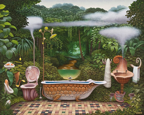 Les peintures surréalistes de mondes de rêve par Jacek Yerka peintures surrealistes de mondes de reve imaginairespar jacek yerka 5 peintures-surrealistes-de-mondes-de-reve-imaginairespar-jacek-yerka-5