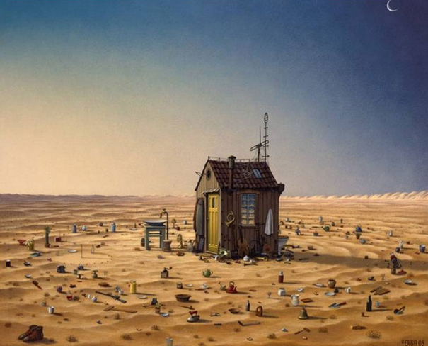 Les peintures surréalistes de mondes de rêve par Jacek Yerka peintures surrealistes de mondes de reve imaginairespar jacek yerka 7 peintures-surrealistes-de-mondes-de-reve-imaginairespar-jacek-yerka-7