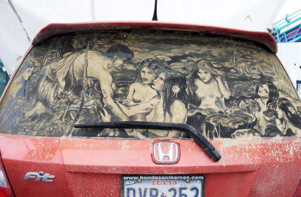 De superbes dessins dans la crasse des voitures par Scott Wade superbes dessins dans la crasse des voitures par Scott Wade dirty car art 9 superbes-dessins-dans-la-crasse-des-voitures-par-Scott-Wade-dirty-car-art-9