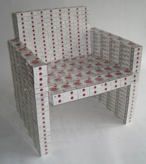 45 recyclages de paquets de cigarettes 45 recyclages de paquets de cigarettes 1 fauteuil 45-recyclages-de-paquets-de-cigarettes-1-fauteuil