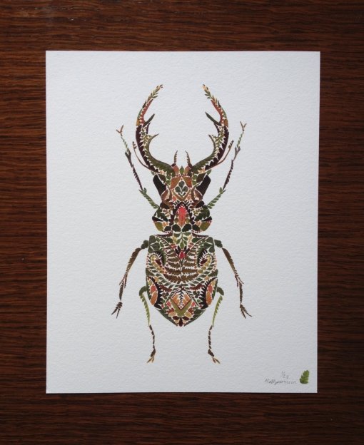 Les collages de feuilles séchées de Helen Ahpornsiri Les collages de feuilles sechees de Helen Ahpornsiri 2 Les-collages-de-feuilles-sechees-de-Helen-Ahpornsiri-2