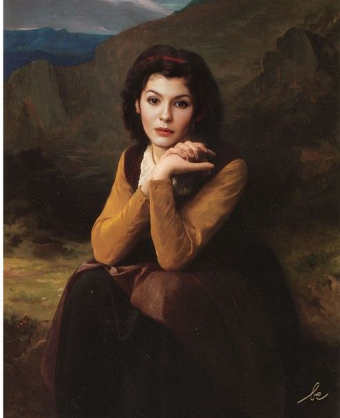 Des stars dans des peintures célèbres par Bénédicte Lacroix stars dans des peintures celebres par Benedicte Lacroix audrey tautou mignon william adolphe bouguereau stars-dans-des-peintures-celebres-par-Benedicte-Lacroix-audrey-tautou-mignon-william-adolphe-bouguereau