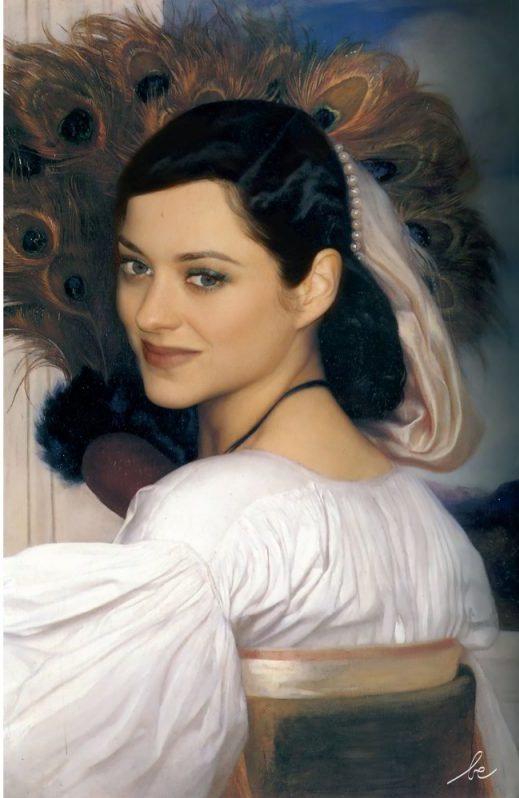Des stars dans des peintures célèbres par Bénédicte Lacroix stars dans des peintures celebres par Benedicte Lacroix marion cotillard pavonia frederic leighton stars-dans-des-peintures-celebres-par-Benedicte-Lacroix-marion-cotillard-pavonia-frederic-leighton