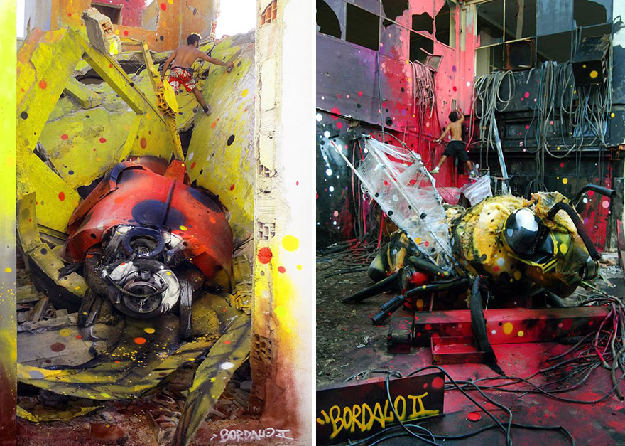 Des sculptures d'animaux avec des déchets par Artur Bordalo Des sculptures d animaux avec des dechets par Artur Bordalo 5 Des-sculptures-d-animaux-avec-des-dechets-par-Artur-Bordalo-5