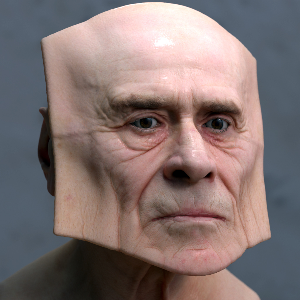 Les portraits déformés de Lee Griggs Les portraits deformes par la 3d de Lee Griggs 12 Les portraits déformés de Lee Griggs 12