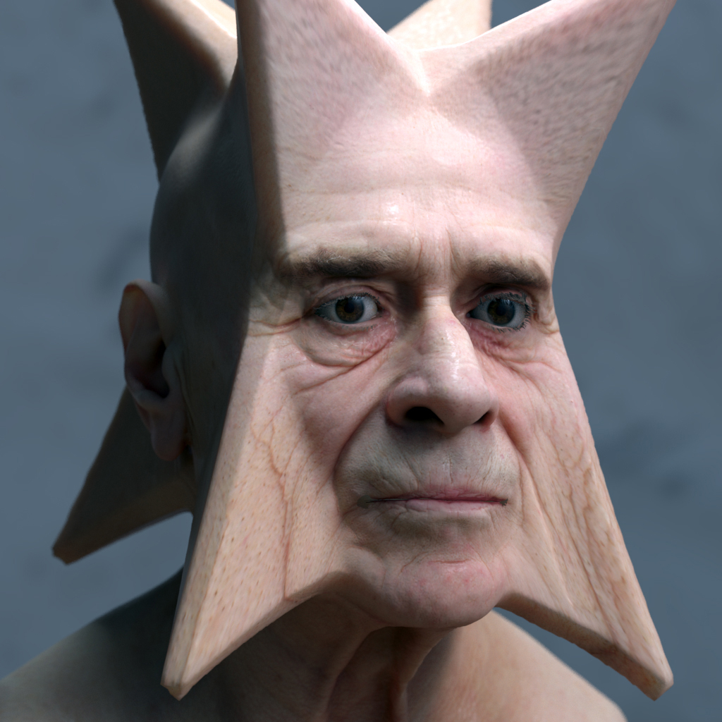 Les portraits déformés de Lee Griggs Les portraits deformes par la 3d de Lee Griggs 13 Les portraits déformés de Lee Griggs 13