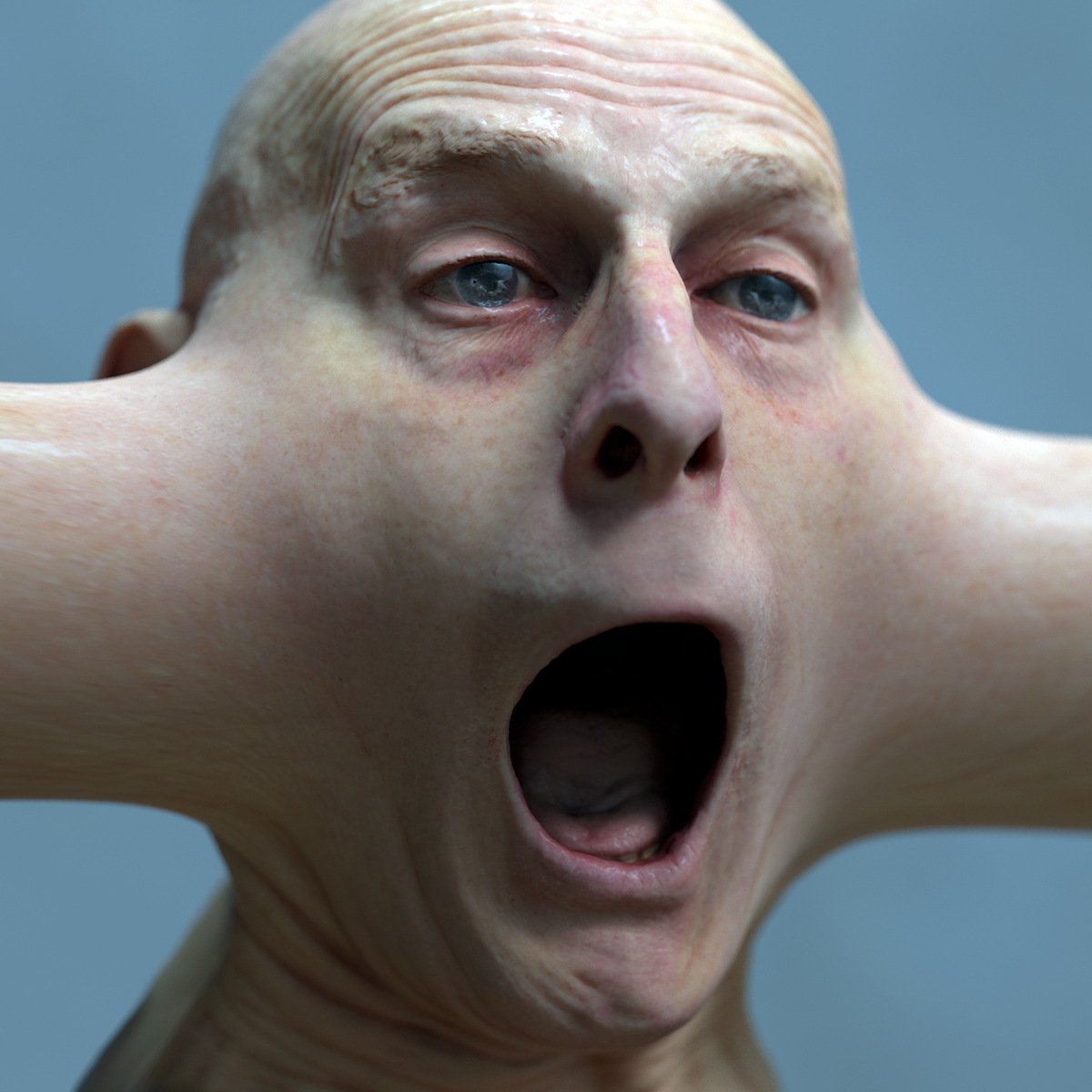 Les portraits déformés de Lee Griggs Les portraits deformes par la 3d de Lee Griggs 8 Les portraits déformés de Lee Griggs 8