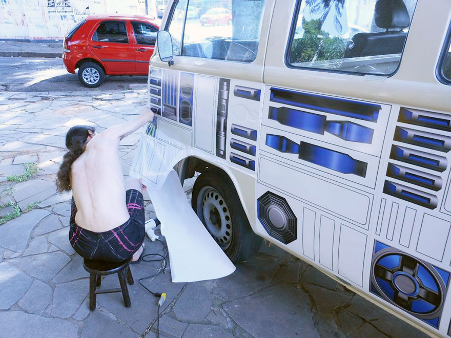 Un combi VW R2-D2 Un combi VW R2 D2 tuning 4 Un-combi-VW-R2-D2-tuning-4