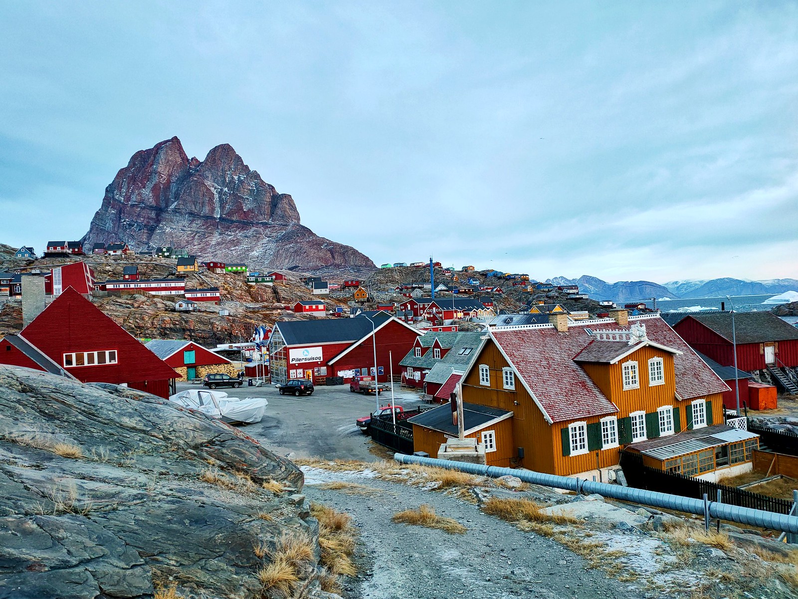 maisons colorees uummannaq groenland 2 Maisons colorées de Uummannaq au Groenland