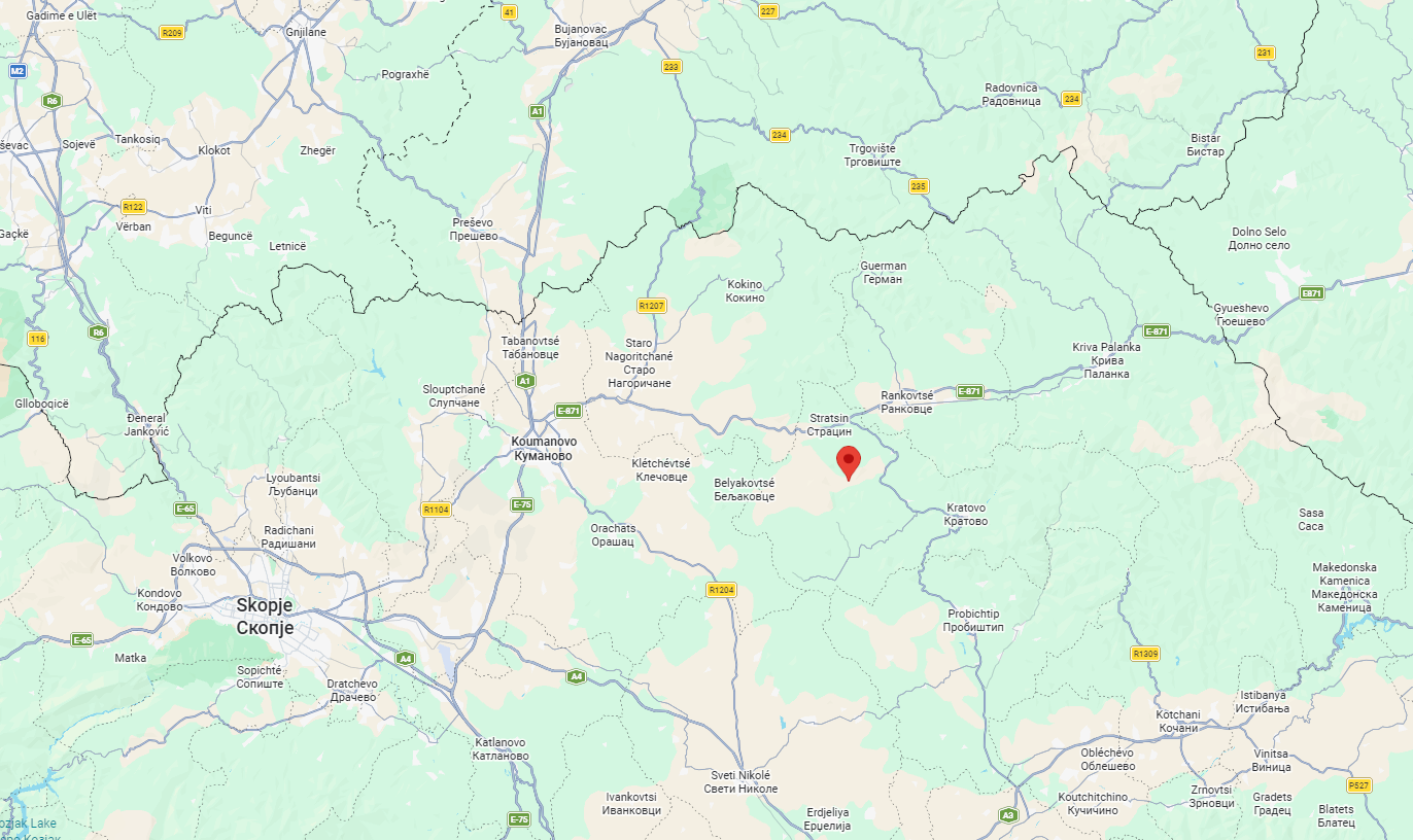Les poupees de pierre de Kuklica Kouklitsa maps Les poupees de pierre de Kuklica Kouklitsa maps