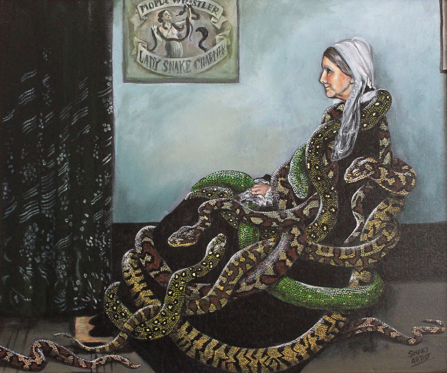 Des serpents dans des tableaux célèbres Des serpents dans des tableaux celebres 7 Des-serpents-dans-des-tableaux-celebres-7