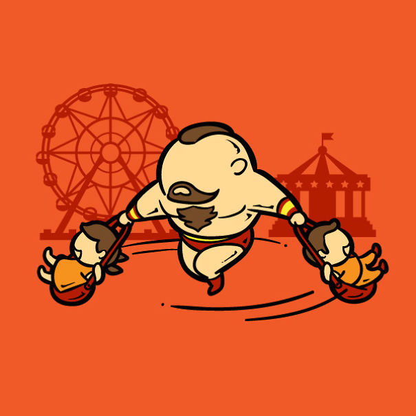 Les jobs à mi-temps des personnages de Street Fighter Les jobs a mi temps des personnages de Street Fighter zangief Les-jobs-a-mi-temps-des-personnages-de-Street-Fighter-zangief