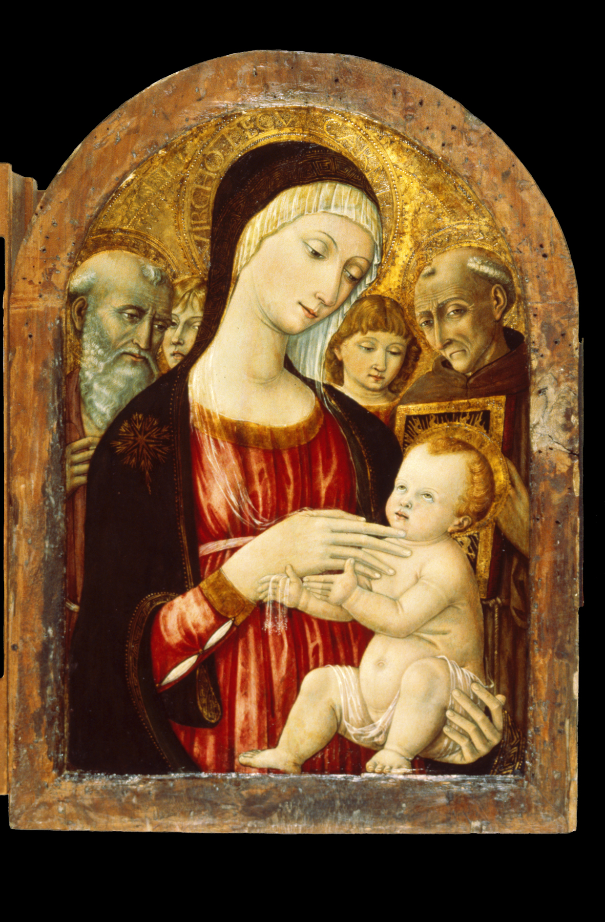 bebe renaissance matteo di giovanni 1470 Enfant Jésus dans Madonna and Child de Matteo di Giovanni vers 1470