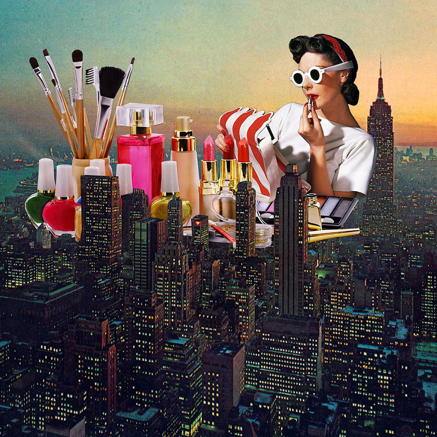Les collages vintage pop de Eugenia Loli Les collages vintage pop de Eugenia Loli 21 Les-collages-vintage-pop-de-Eugenia-Loli-21