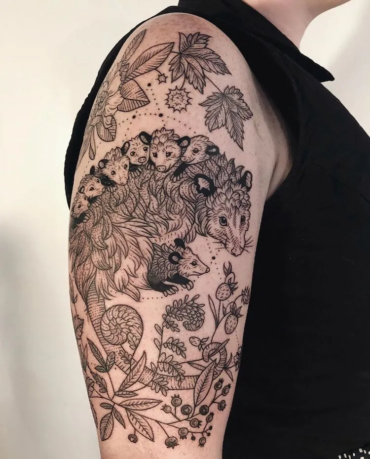 Les tatouages faune et flore vintage de Pony Reinhardt de nouveaux grands tatouages faune et flore vintage par Pony Reinhardt 17 de-nouveaux-grands-tatouages-faune-et-flore-vintage-par-Pony-Reinhardt-17