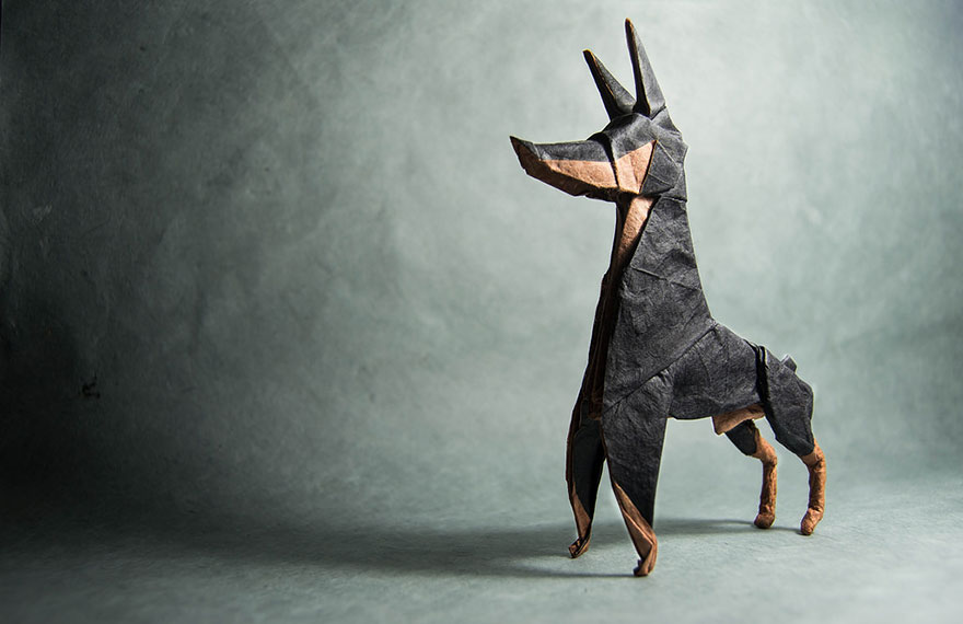 Les incroyables origami de Gonzalo Garcia Calvo incroyables origami de Gonzalo Garcia Calvo chien incroyables-origami-de-Gonzalo-Garcia-Calvo-chien