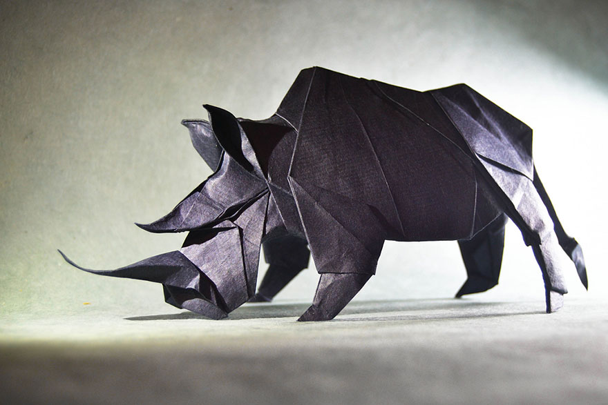 Les incroyables origami de Gonzalo Garcia Calvo incroyables origami de Gonzalo Garcia Calvo rhinoceros incroyables-origami-de-Gonzalo-Garcia-Calvo-rhinoceros